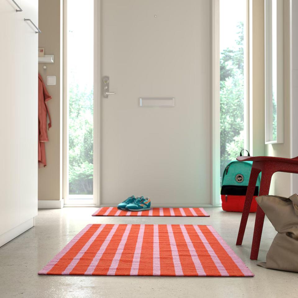 Un tapis bicolore parfait pour l’été