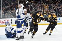 NHL: Tampa Bay Lightning at Boston Bruins