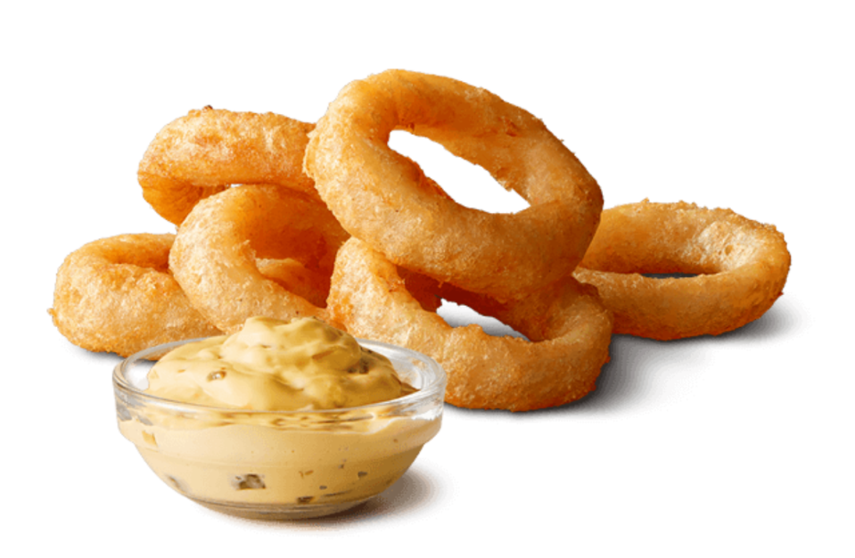 Onion Rings served with Big Mac Special Sauce, will also be available for when you’re craving something crunchy. Photo: McDonald's