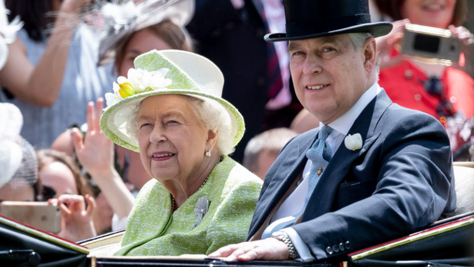 queen and prince andrew