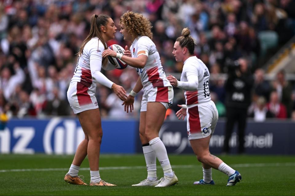 Ellie Kildunne and Meg Jones will join the GB Sevens programme ahead of Paris 2024  (Getty Images)
