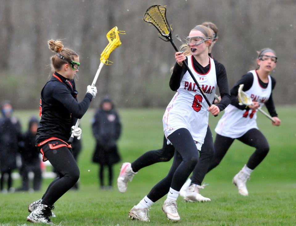 Pal-Mac's Molly Seither, right, is a first team All-Star in the Finger Lakes League.