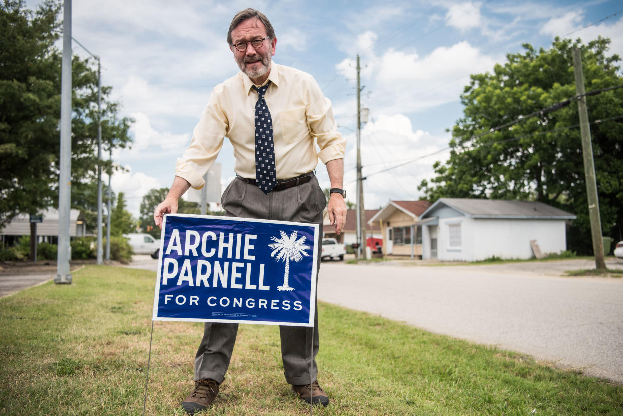 South Carolina Democrat&nbsp;Archie Parnell in 2017, when he unsuccessfully ran for a House seat in a special election. He is trying&nbsp;to win the seat again this year, but details about his past&nbsp;have derailed his campaign. (Photo: Sean Rayford / Getty Images)