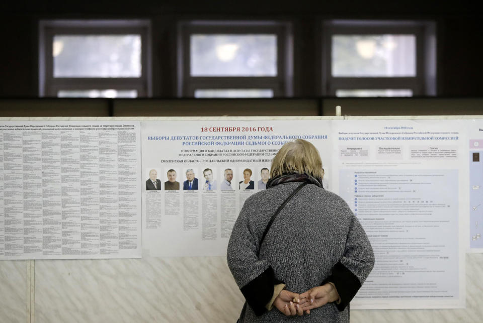 Russian holds parliamentary elections