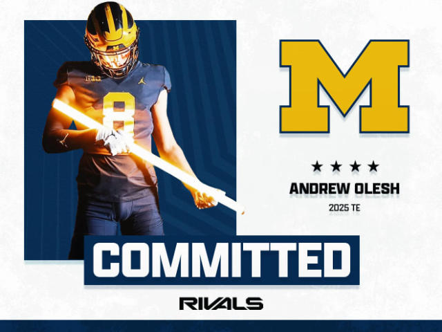 Four-star tight end Andrew Olesh breaks down commitment to Michigan - Yahoo  Sports