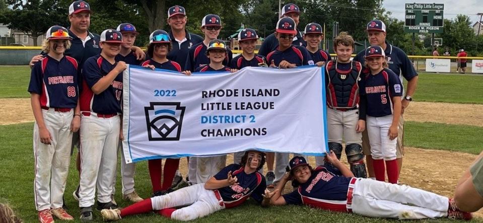 The Portsmouth Majors Division 2 championship all-star team.