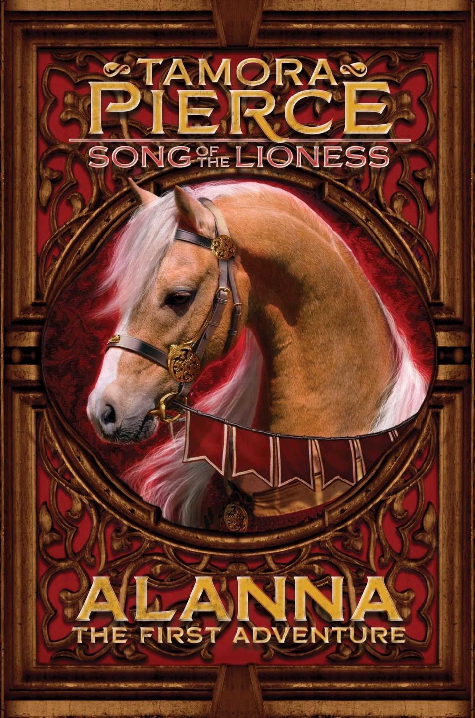 A book from The Song of the Lioness series by Tamora Pierce.