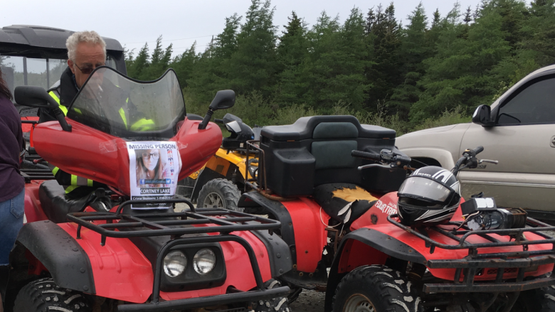 Volunteers take to ATVs to search for Cortney Lake near Goulds