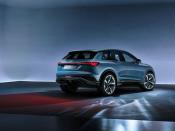 <p>At 180.7 inches long, 74.8 inches wide and 63.4 inches tall, the Q4 e-tron fits right into the compact-crossover SUV segment.</p>