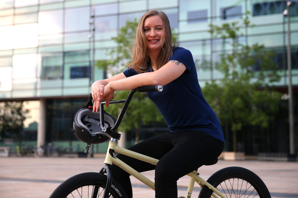 Charlotte Worthington is a leading British hopeful for next year's Olympics, when freestyle BMX makes its debut at Tokyo 2020