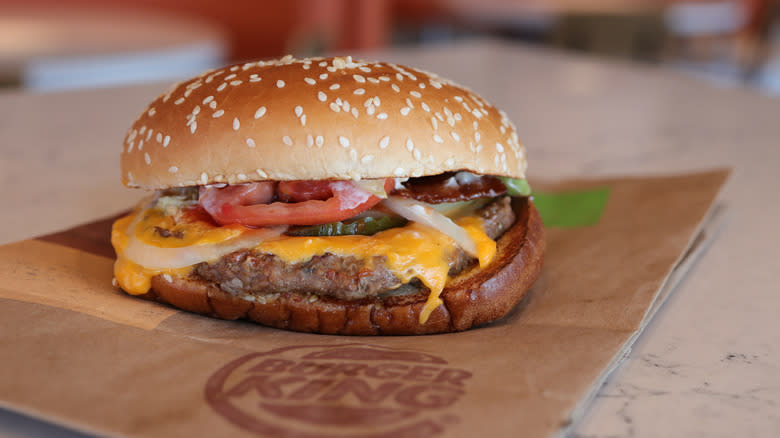 Whopper with cheese