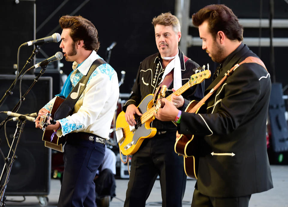 The Malpass Brothers perform onstage during 2016 Stagecoach California’s Country Music Festival at Empire Polo Club on April 29, 2016 in Indio, California. (Photo: Frazer Harrison/Getty Images)