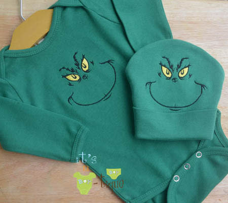 <div class="caption-credit"> Photo by: Etsy</div><b>He's a Mean One, Mr. Grinch <br></b> The story starts off on a sour note, but ends on a much happier one and to be honest, Christmas just wouldn't be Christmas without the story of The Grinch! <br> <i><a href="http://www.disneybaby.com/blog/holiday-themed-bodysuits-for-baby/#slide14" rel="nofollow noopener" target="_blank" data-ylk="slk:Get it here;elm:context_link;itc:0;sec:content-canvas" class="link ">Get it here</a></i> <br> <b><i><a href="http://www.disneybaby.com/blog/holiday-themed-bodysuits-for-baby/" rel="nofollow noopener" target="_blank" data-ylk="slk:For 10 more holiday-themed outfits for Baby, visit Disney Baby!;elm:context_link;itc:0;sec:content-canvas" class="link ">For 10 more holiday-themed outfits for Baby, visit Disney Baby!</a></i></b> <br>