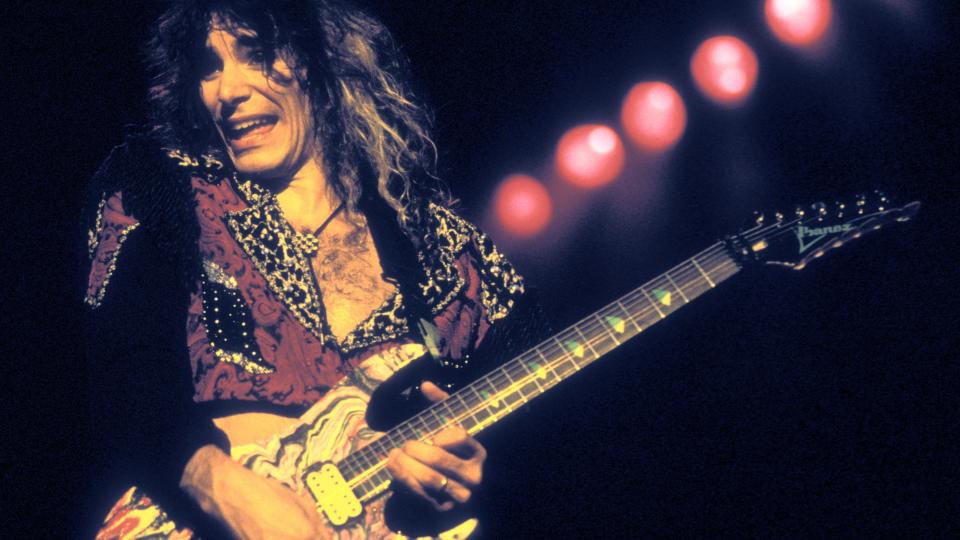 Steve Vai playing live at the North Sea Jazz festival in the Congresgebouw, The Hague, Netherlands on 15th July 1995