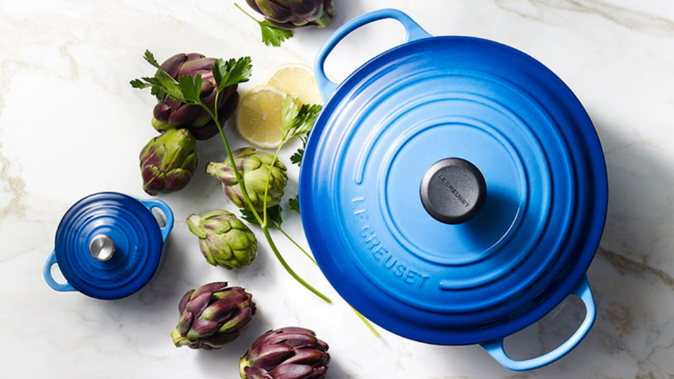 Prepare soups and stews in this classic Dutch oven.