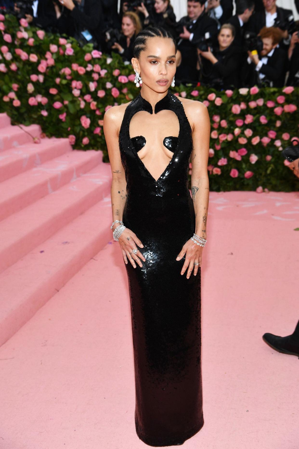 Zoe Kravitz attends The 2019 Met Gala Celebrating Camp: Notes on Fashion at Metropolitan Museum of Art on May 06, 2019 in New York City.