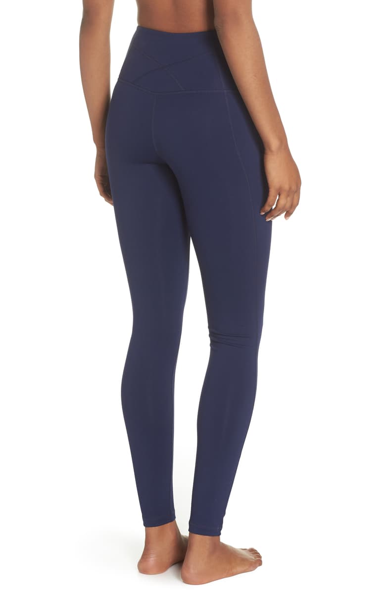 Zella Live In High Waist Leggings in navy maritime