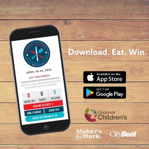 Greater Cincinnati Restaurant Week app