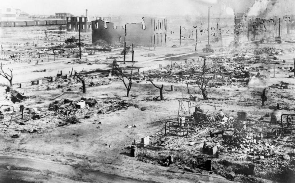 <p>With over 800 injured and an immeasurable amount of deaths, the Tulsa race massacre of 1921 is considered <a href="https://www.okhistory.org/publications/enc/entry.php?entry=TU013" rel="nofollow noopener" target="_blank" data-ylk="slk:the single worst incident of racial violence in American history;elm:context_link;itc:0;sec:content-canvas" class="link ">the single worst incident of racial violence in American history</a> by the Oklahoma Historical Society. The incident began when a 19-year old Black man was accused of assaulting a 17-year old white female in an elevator. A mob of more than 2,000 white residents gathered demanding justice for the supposed crime and began attacking Tulsa which was then known as the Black Wall Street of America.</p><p>Around 10,000 Black citizens were left homeless with $1.5 million in property and $750,000 in personal damage done. This vibrant and successful Black neighborhood was leveled within days leaving no trace of its progressive former self. The incident is rarely ever mentioned in schools across America.</p><em><a href="https://subscribe.hearstmags.com/subscribe/womansday/253396?source=wdy_edit_article" rel="nofollow noopener" target="_blank" data-ylk="slk:Subscribe to Woman's Day;elm:context_link;itc:0;sec:content-canvas" class="link ">Subscribe to Woman's Day</a> today and get <strong>73% off your first 12 issues</strong>. And while you’re at it, <a href="https://subscribe.hearstmags.com/circulation/shared/email/newsletters/signup/wdy-su01.html" rel="nofollow noopener" target="_blank" data-ylk="slk:sign up for our FREE newsletter;elm:context_link;itc:0;sec:content-canvas" class="link ">sign up for our FREE newsletter</a> for even more of the Woman's Day content you want</em>.