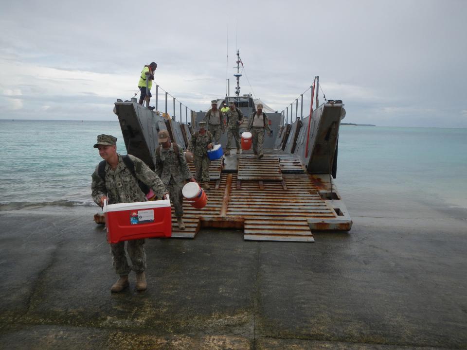 Navy Seabees engineers Marshall Islands