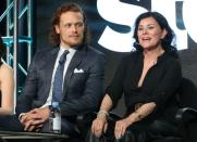 <p> Before she saw Heughan's audition tape, Gabaldon looked up his IMdB. Her reaction to his photos? "This man is grotesque," which has now become a running joke between the two. </p>