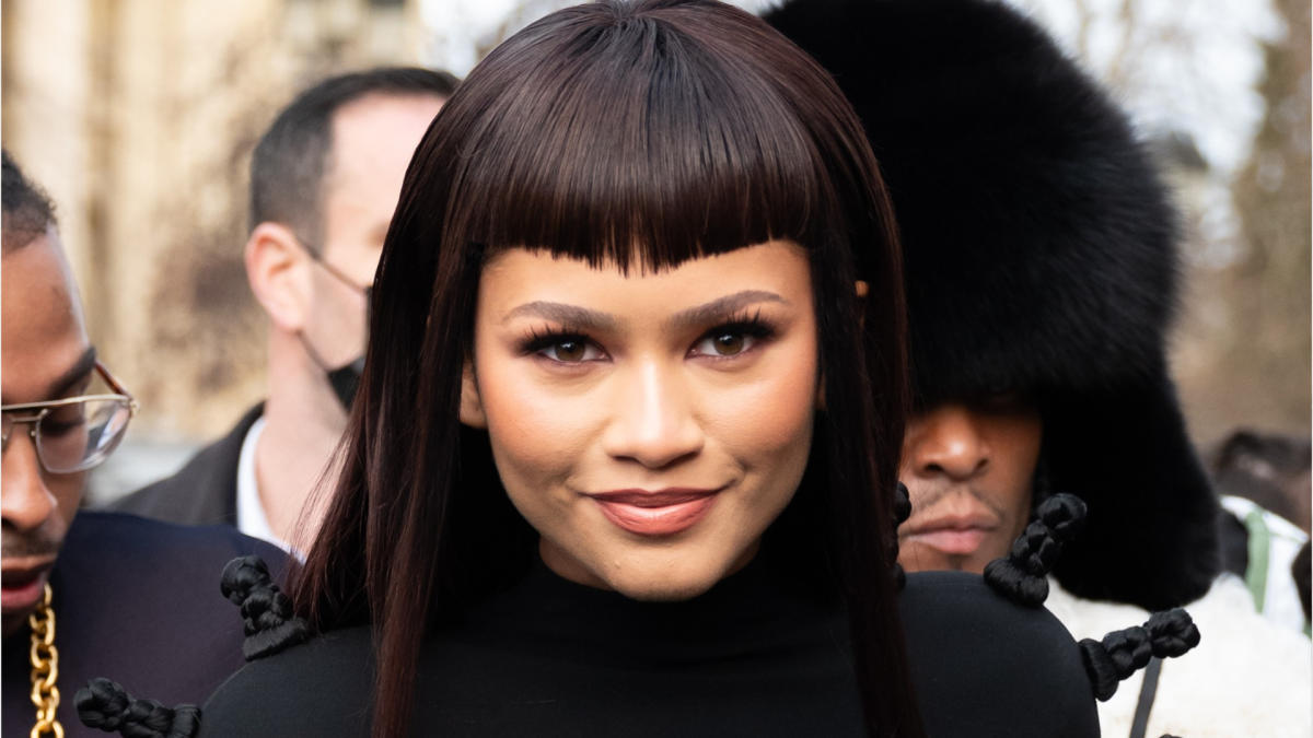 Zendaya Debuts BANGIN' New Hair Transformation at Paris Fashion Week