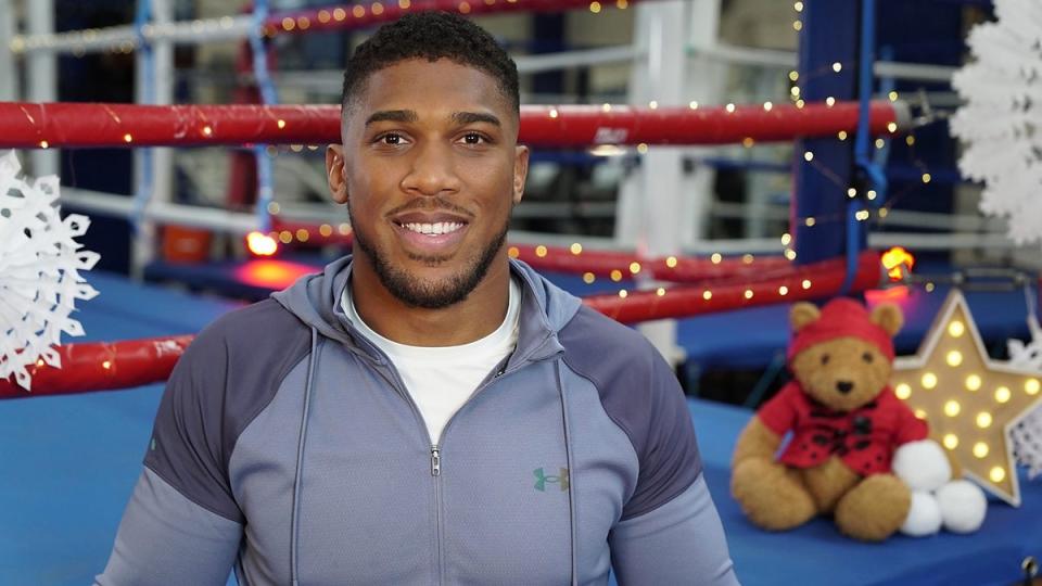 Boxer Anthony Joshua will appear on the much-loved children’s show on December 22 (BBC)