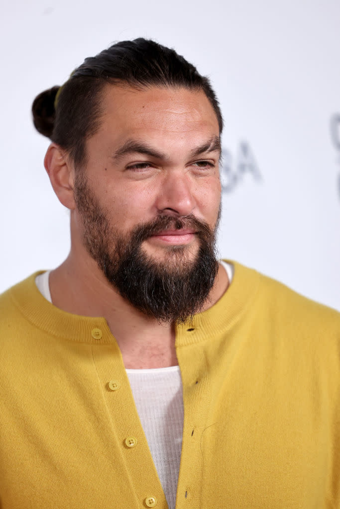 Closeup of Jason Momoa