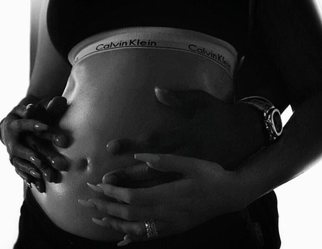 Khloe confirmed her pregnancy on Instagram last week. Source: Instagram