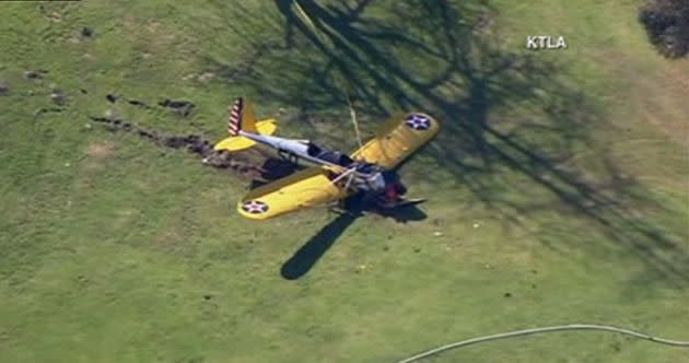 Actor Harrison Ford has reportedly been injured in a plane crash. Photo: KTLA