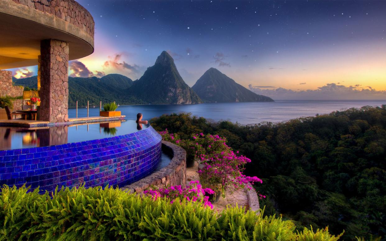 Jade Mountain - one of the most romantic hotels in the Caribbean