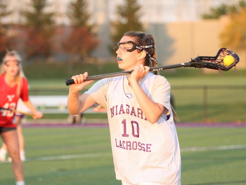 Hannah Kent is the first Nova Scotian to play lacrosse at the NCAA Division 1 level. (Kelly Huhtala - image credit)