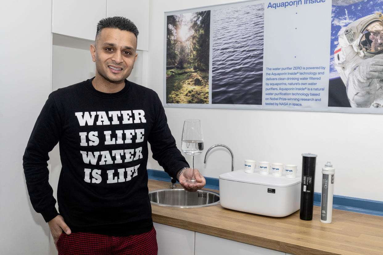 Water sommelier Patel is also a fan of tap water. (SWNS)