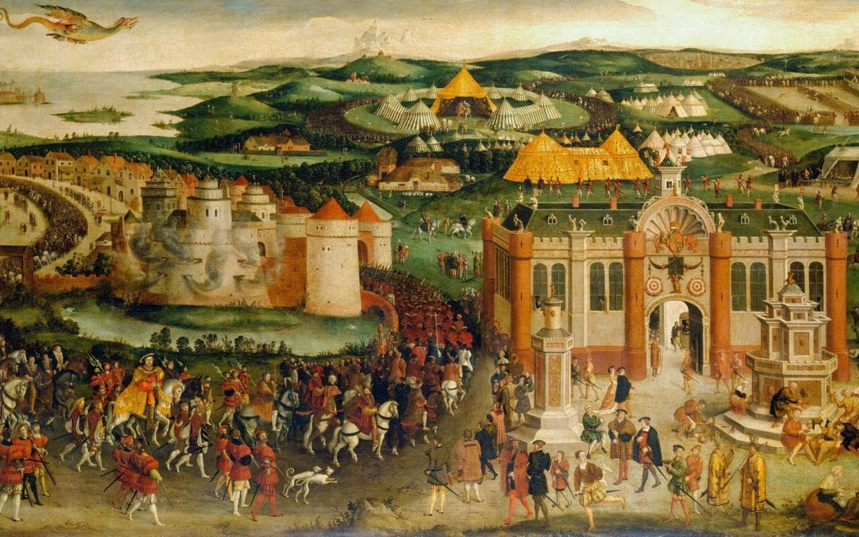 Reproduction of The Field of the Cloth of Gold painting - Universal History Archive