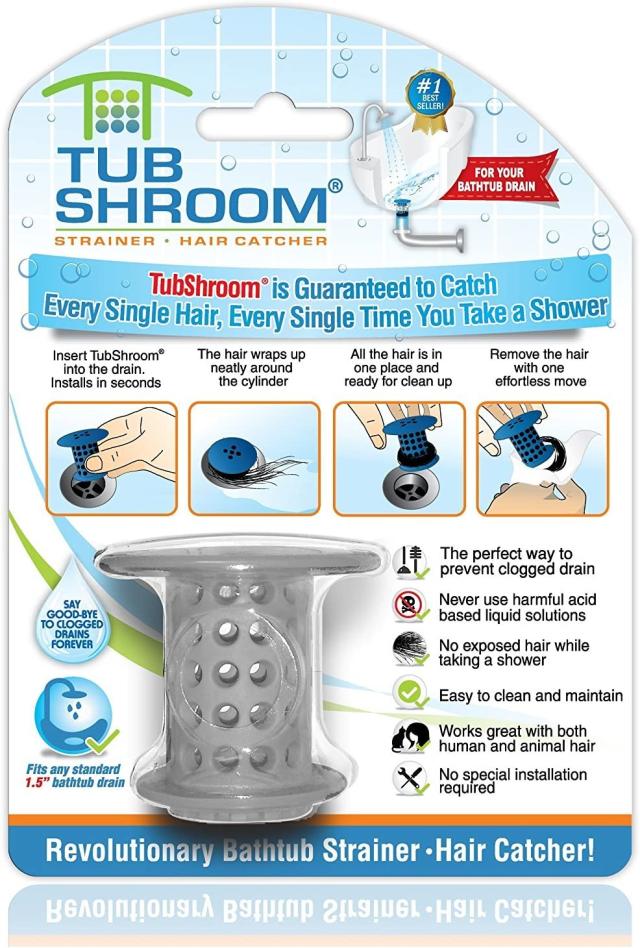 TubShroom keeps hair out of your drain — and it's only $15