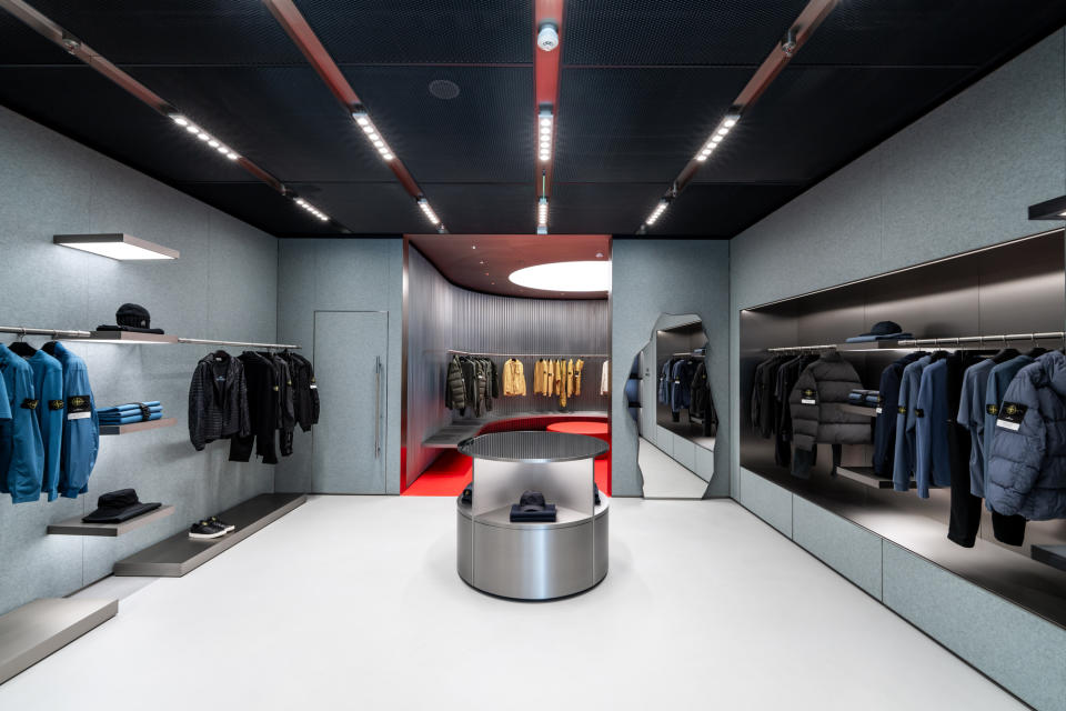 The Stone Island flagship store at Shanghai's Taikoo Li QianTan.