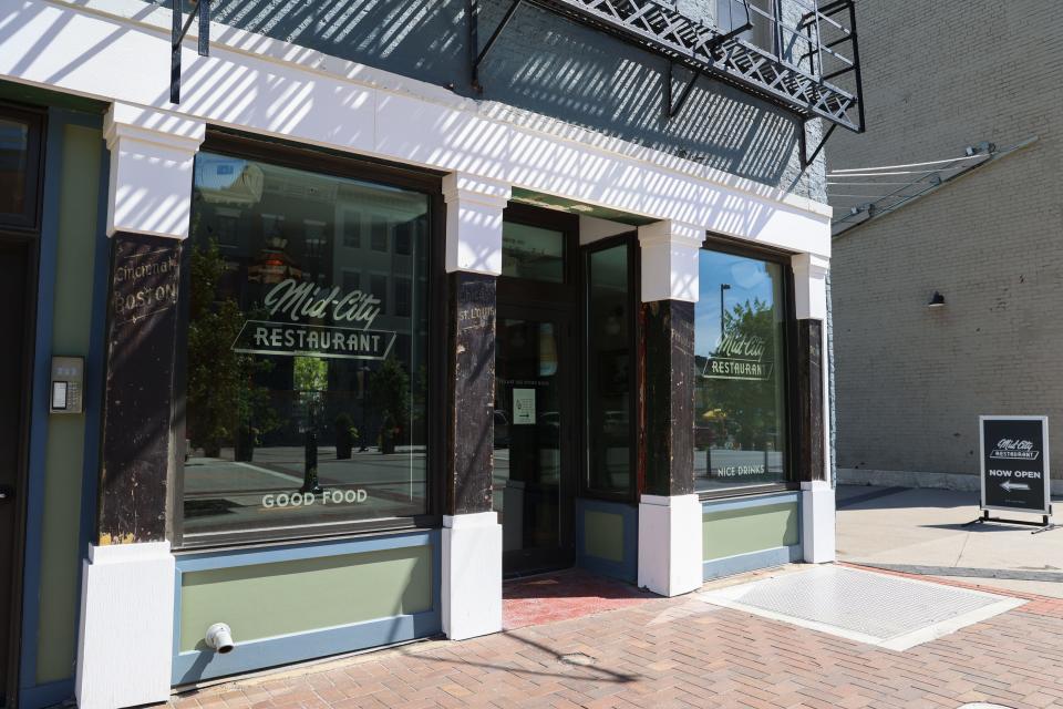 A view of Mid-City Restaurant in Over-the-Rhine pictured on Friday, June 3, 2022.