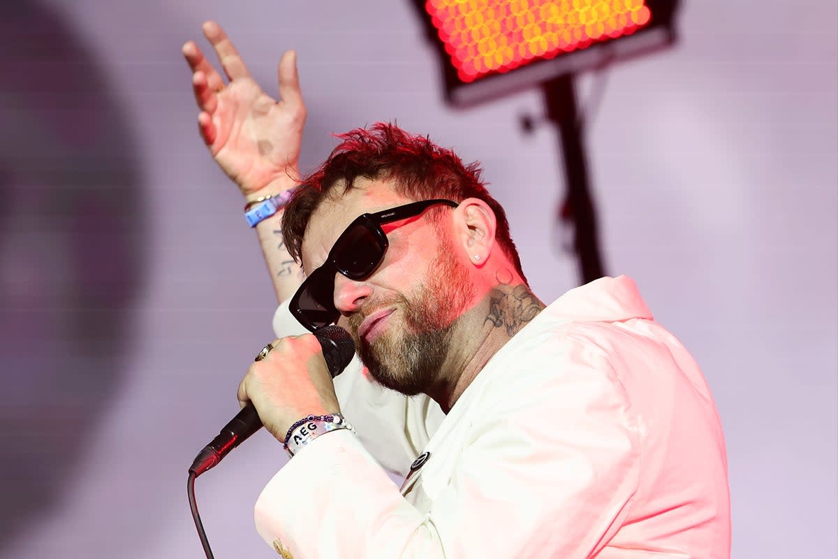 Damon Albarn of Blur performs at the Coachella Stage during the 2024 Coachella Valley Music and Arts Festival (Getty Images for Coachella)