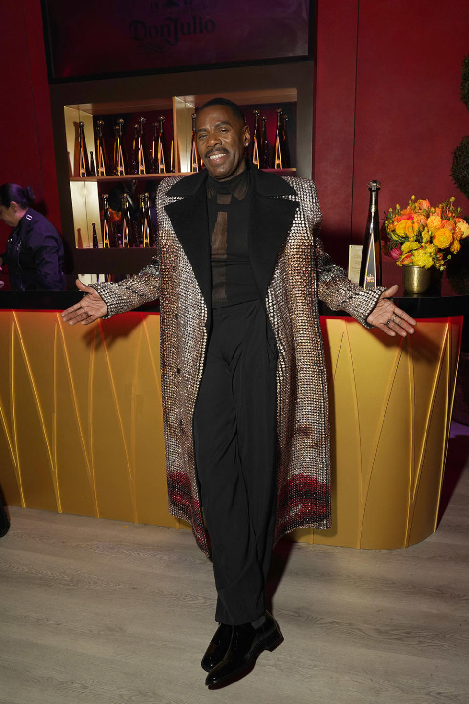 Colman Domingo attends as Tequila Don Julio celebrates the Vanity Fair Oscar party at the Wallis Annenberg Center for the Performing Arts on March 10, 2024 in Beverly Hills, California.