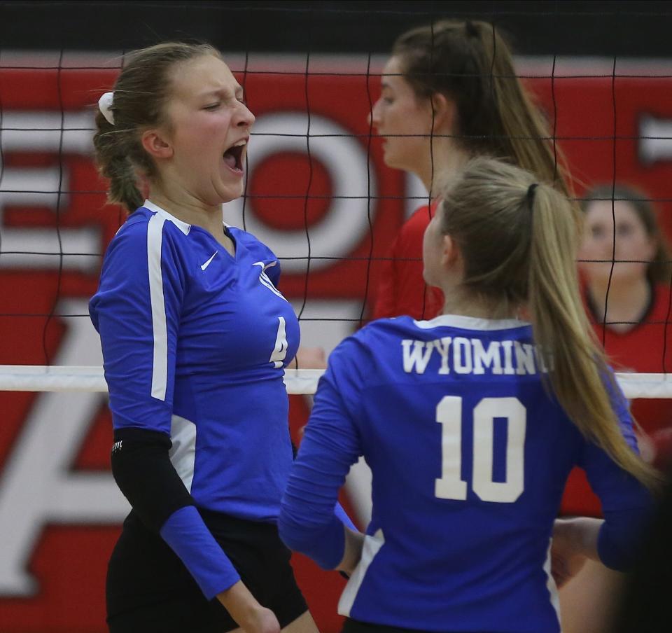 Ally Cordes of Wyoming is one of the top volleyball players in the state of Ohio entering her senior year.