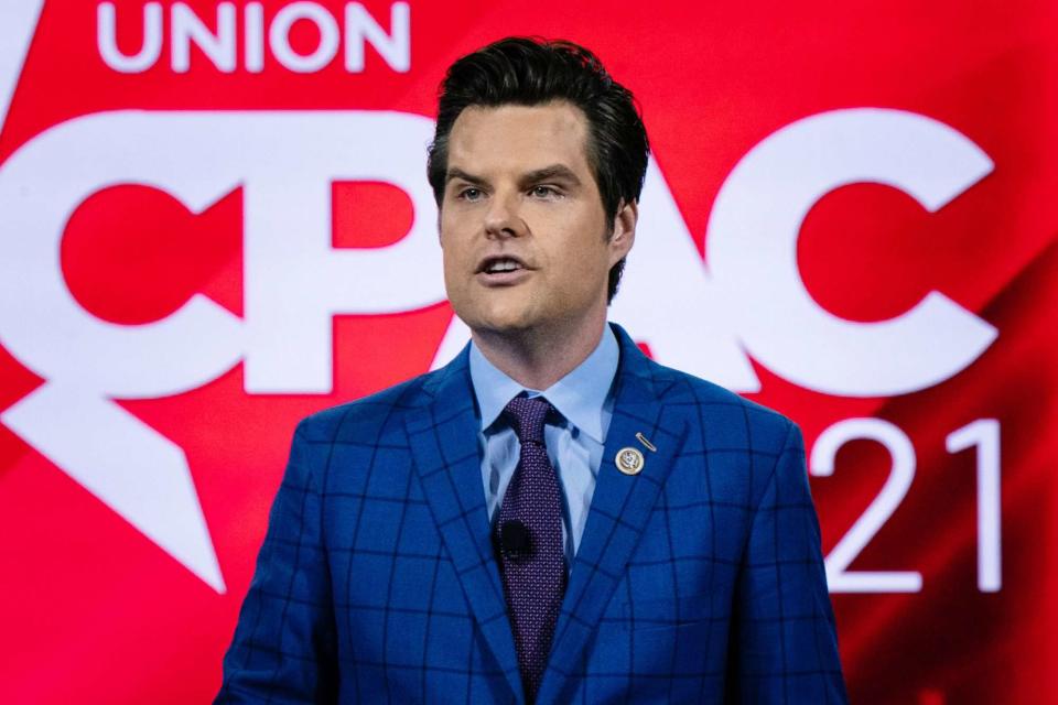 Elijah Nouvelage/Bloomberg via Getty Matt Gaetz