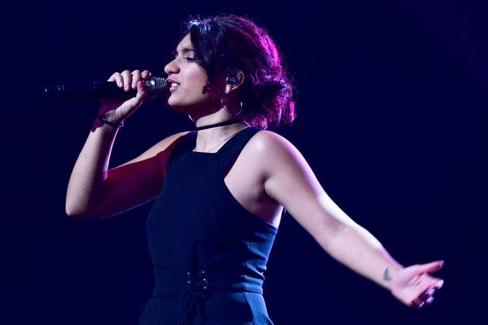 <p>The Grammys changed the eligibility requirements for Best New Artist this year. That explains how Alessia Cara is eligible, even though she had a top five hit, “Here,” nearly two years ago. Cara had a convincing breakthrough this year, with three top 10 single.<br>(Photo: Harry How/Getty Images) </p>