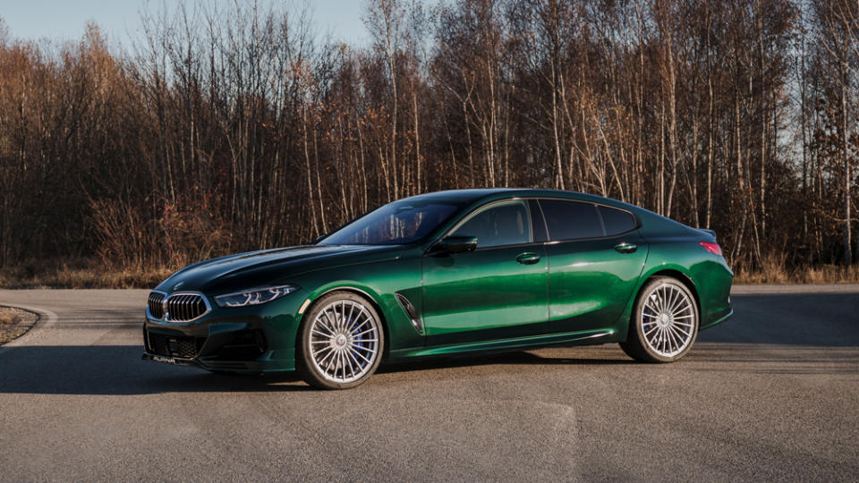 The 2022 BMW Alpina B8 Gran Coupé. - Credit: Roman Raetzke, courtesy of BMW.