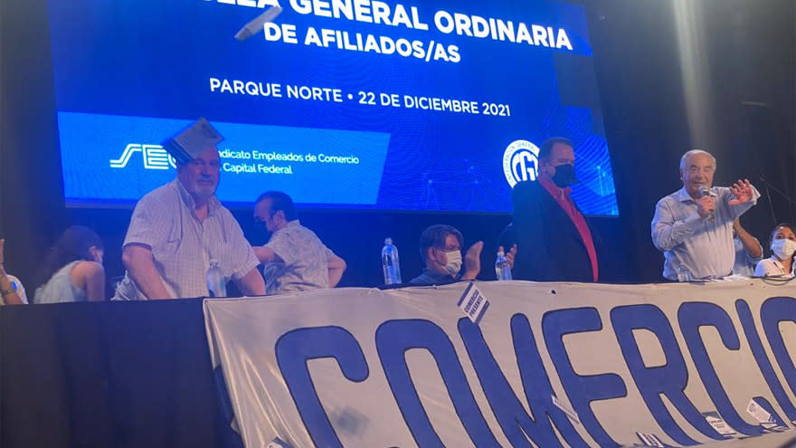 Muerza y sus partidarios irrumpieron en la asamblea del sindicato en diciembre pasado.