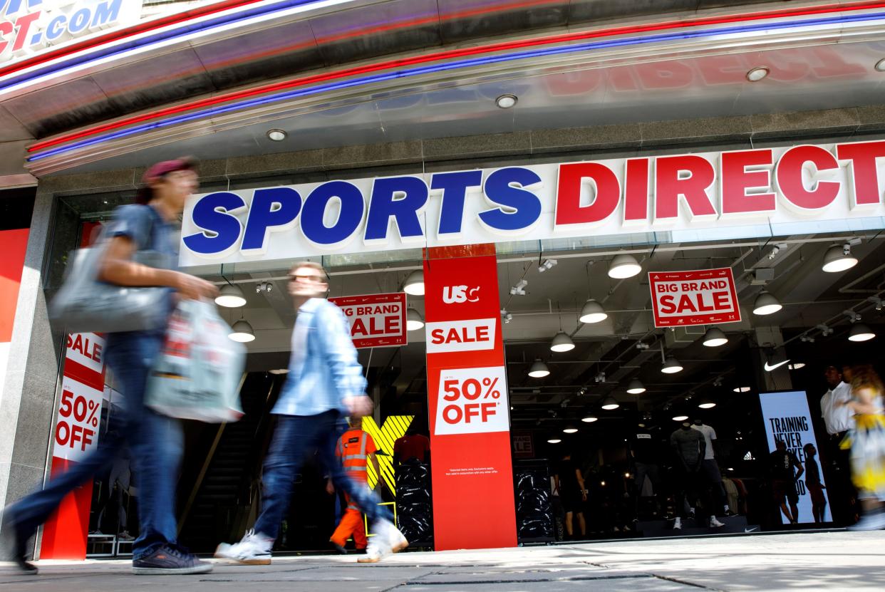 <p>Frasers Group is behind chains such as Sports Direct</p> (AFP via Getty Images)