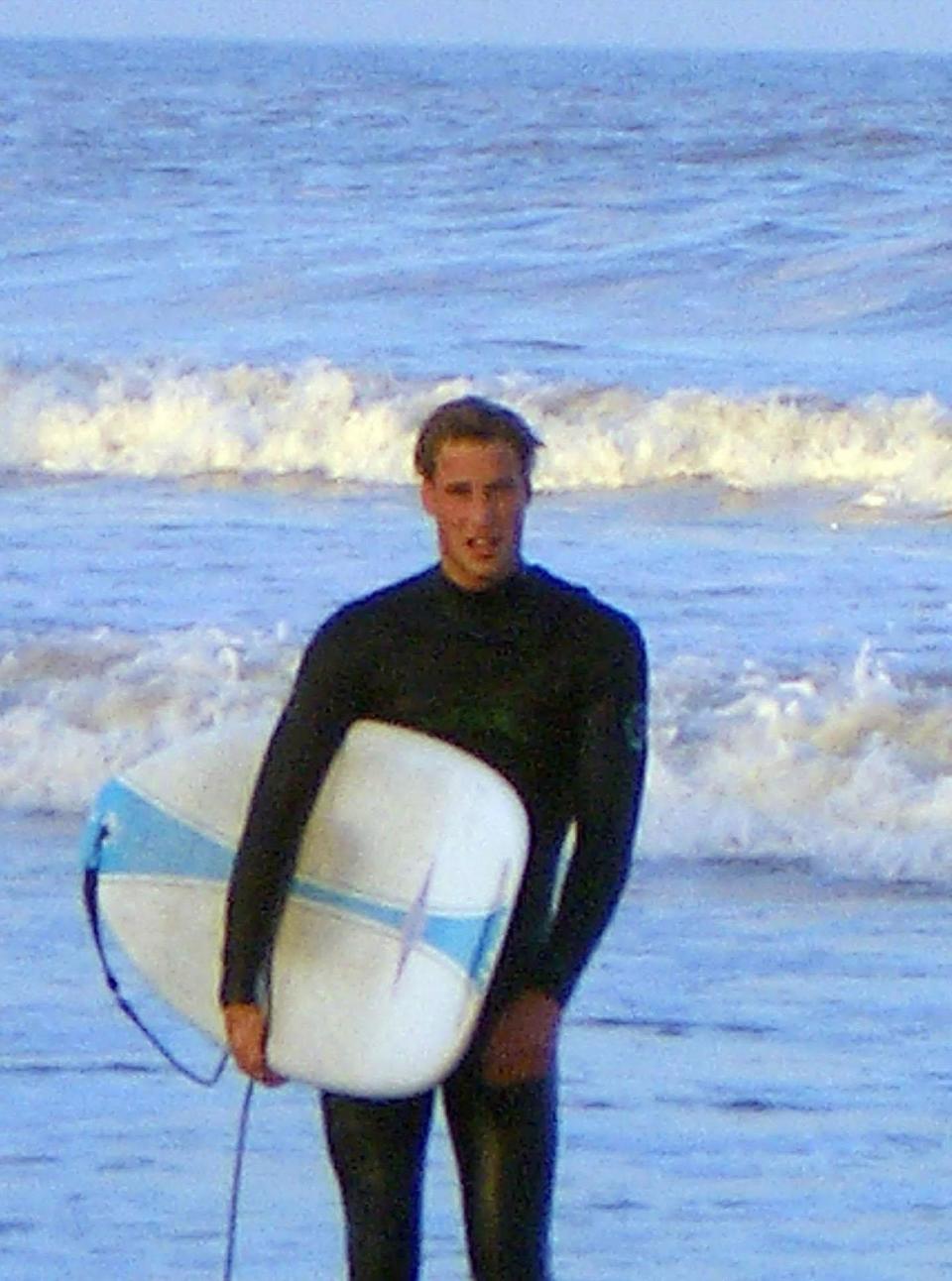 <p>The prince has always been sporty and enjoyed surfing while he was close to the Scottish beaches. He also plays polo. (PA Images)</p> 