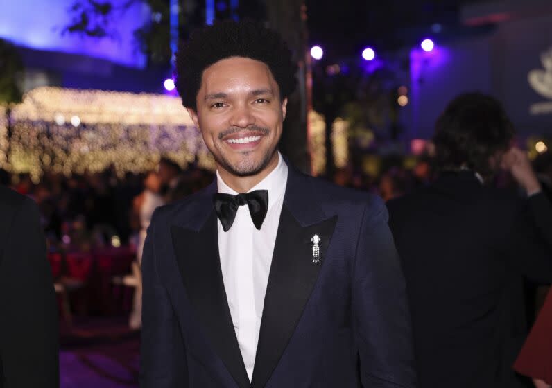 Trevor Noah attends the 74th Primetime Emmy Awards Governors Ball on Monday, Sept. 12, 2022, outside the Convention Center in Los Angeles. (Photo by Willy Sanjuan/Invision/AP)