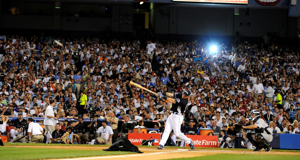 Josh Hamilton in the Home Run Derby., 2008 All-Star Game Hom