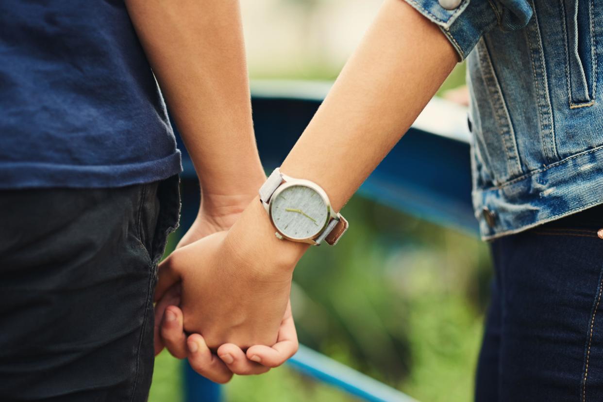 Pupils are banned from holding hands and hugging at Hylands School. (PA/Alamy/stock photo)