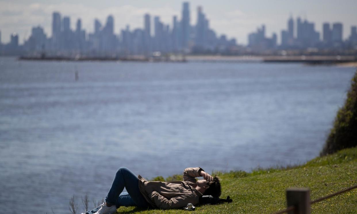 <span>The Easter long weekend forecast for Melbourne is for mild temperatures, while the rest of Australia is expected to also see a rainy start to the working week (file image).</span><span>Photograph: Mike Bowers/The Guardian</span>